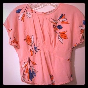 Forever 21 Pink Fitted Fashion Top